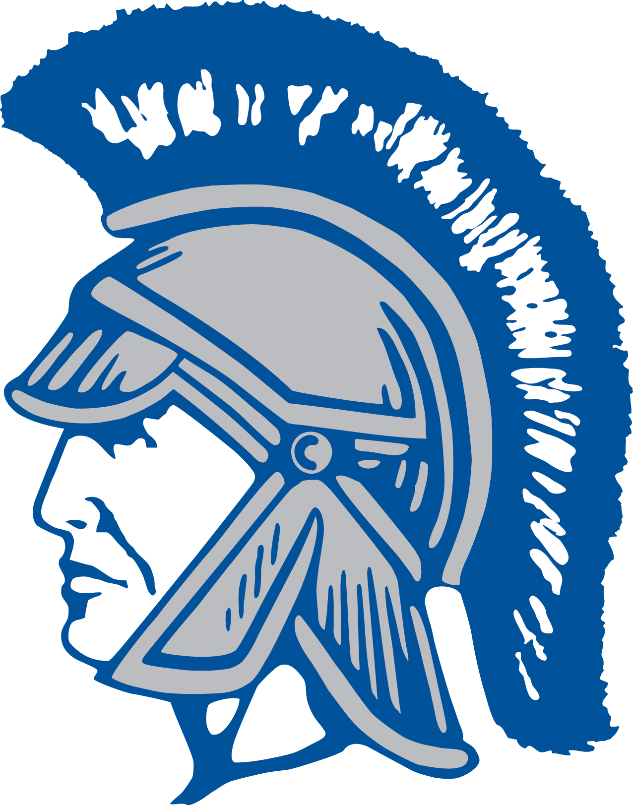 Trojan Head B-g - St Helen Trojans (1276x1623), Png Download