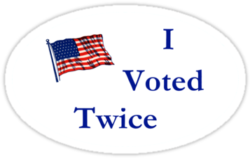 Lol - Voted Twice (375x360), Png Download