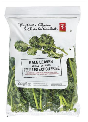 Pc Whole Kale Leaves - President's Choice Kale Chips (420x420), Png Download