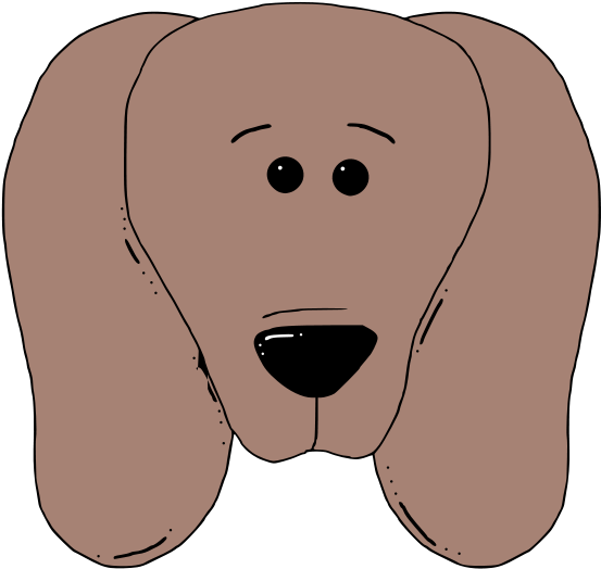 Dog Face 4 Clipart Png (600x600), Png Download