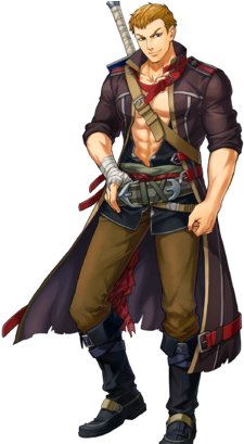 Linus Mad Dog Face - Fire Emblem Heroes Linus (340x408), Png Download