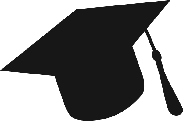 Graduation Hat Clip Art Png - Clip Art (600x398), Png Download