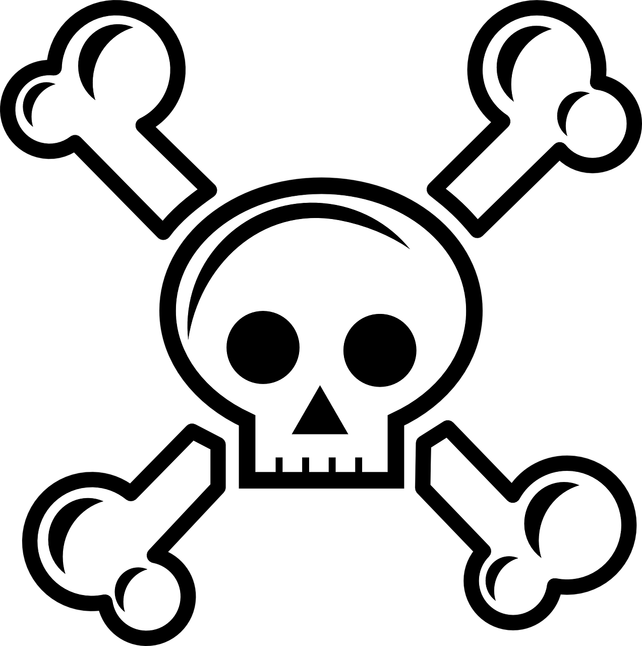 Deadth Clipart Cute Cross Free Collection - Pirate Hat Templates (716x720), Png Download