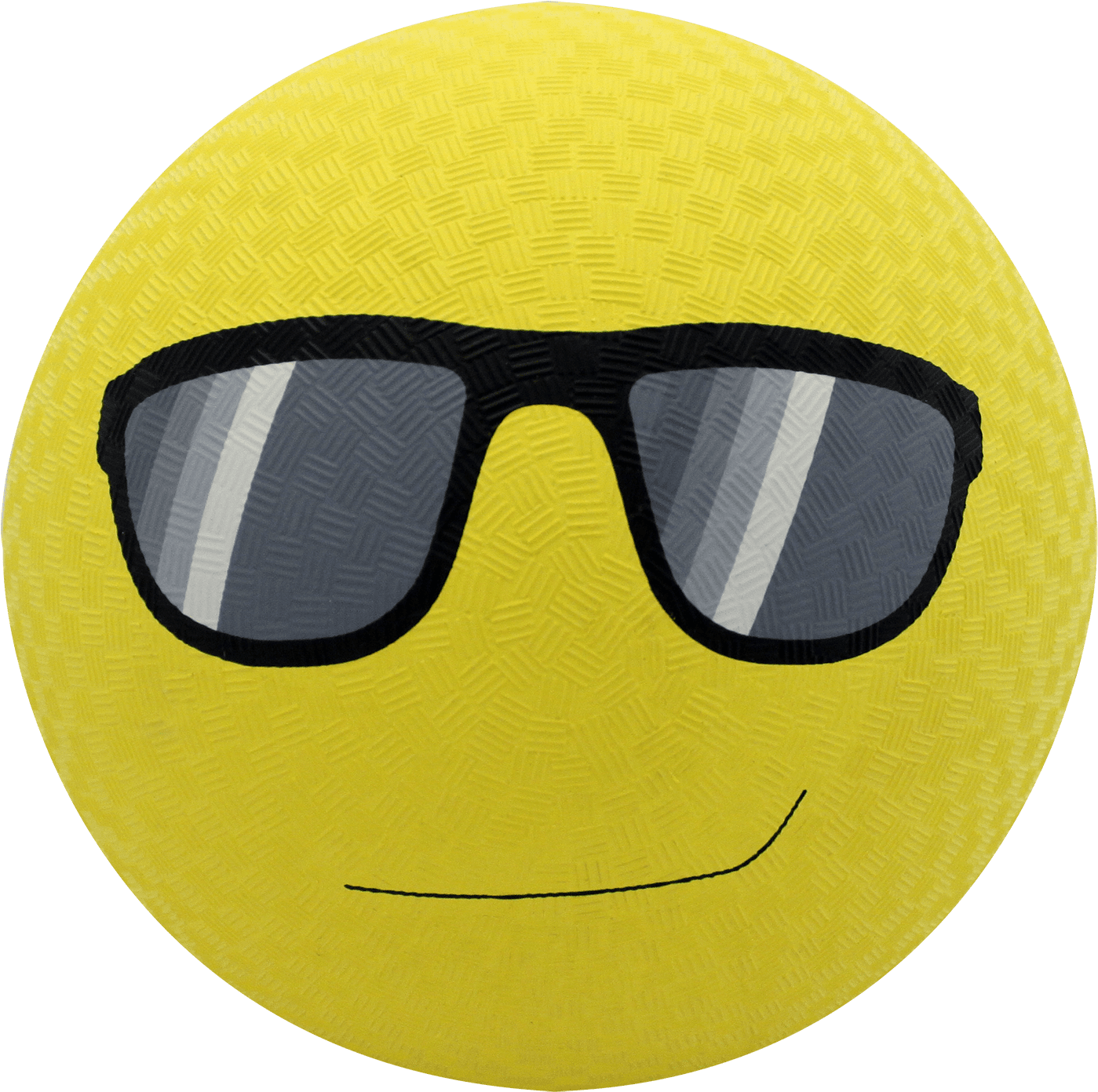 Emoji Playground Ball - Baden Rubber Sunglasses Emoji Playground Ball 8 5 Yellow (1500x1493), Png Download