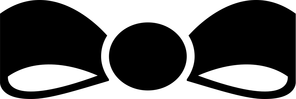 Ribbon Bow - - Clip Art (981x330), Png Download