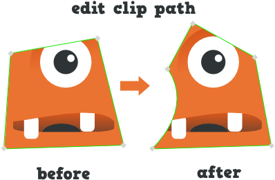 Clipping - Inkscape (420x300), Png Download