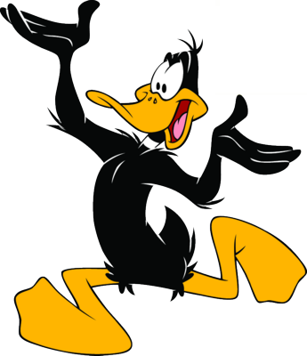 Pretty Pictures Of Marvin The Martian Image Daffy Duck - Daffy Duck Png Gif (345x400), Png Download