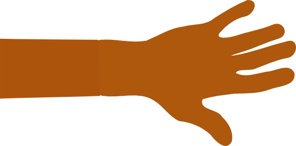 Arms Cliparts - Hand Clipart (600x297), Png Download