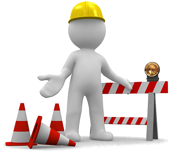 Work Png Transparent Picture - Under Construction (561x493), Png Download