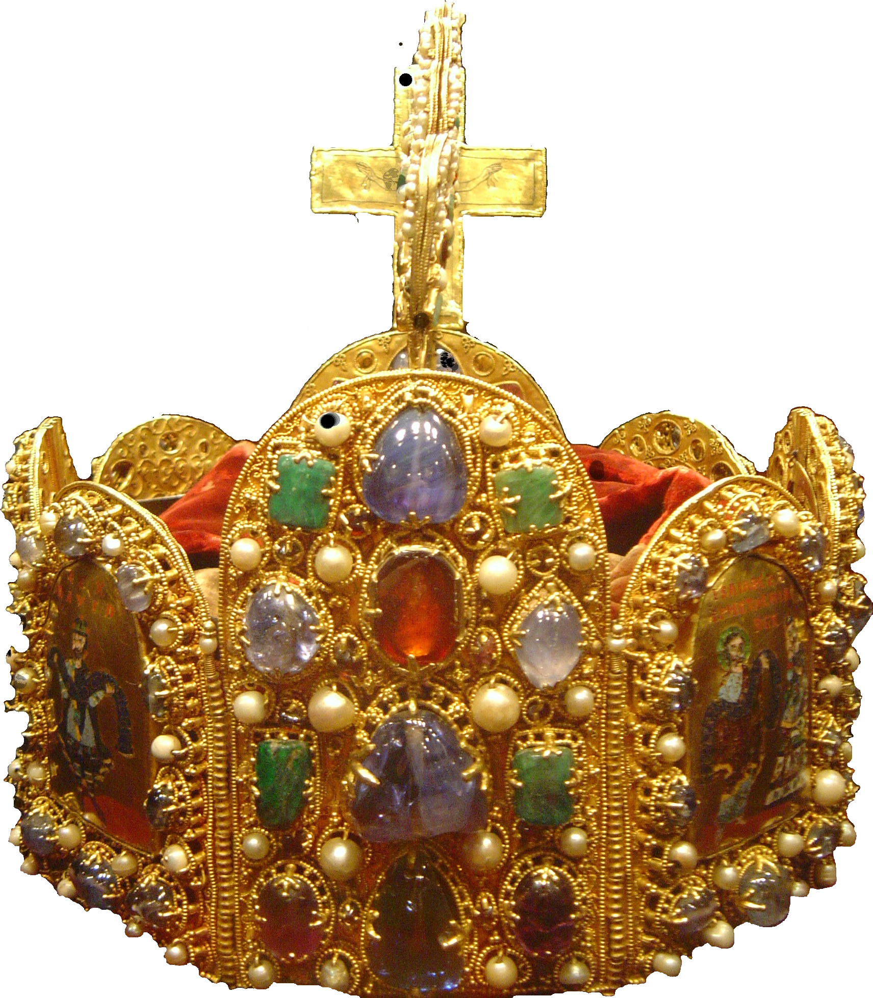 Holy Roman Empire Crown Cutout - Holy Roman Empire (illustrated); Nook Book; Author (1712x1958), Png Download