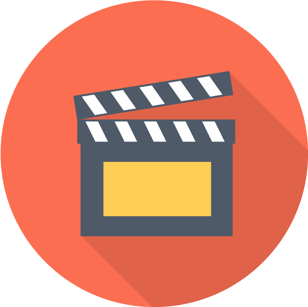 1024px Png - Clapper Icon (1024x1024), Png Download