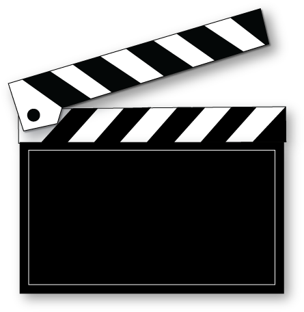 Movie Clapper Png Green Dogs Inc - Clap Board Png Hd (480x478), Png Download