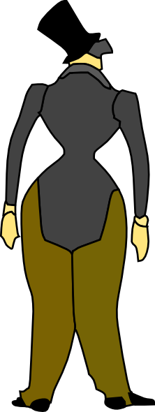 Cartoon Man Svg Clip Arts 222 X 590 Px (222x590), Png Download