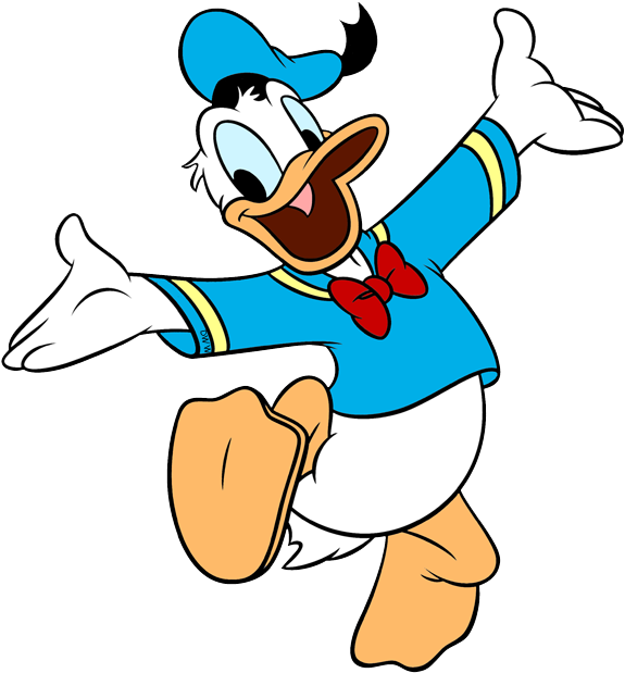 Happy Donald Duck Day - Png Transparent Donald Duck Png (600x624), Png Download