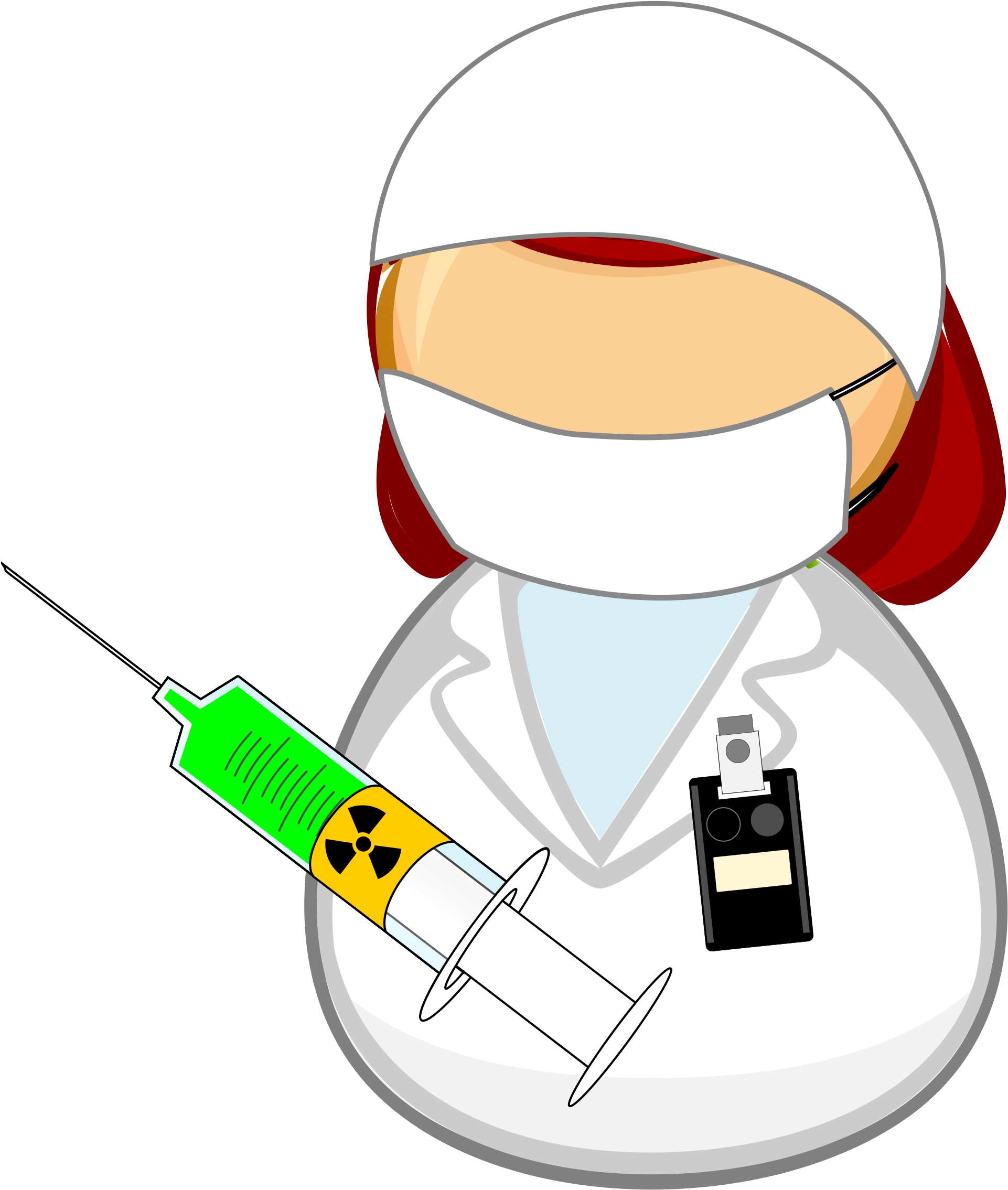 Big Image - Nuclear Medicine Clipart (2053x2400), Png Download
