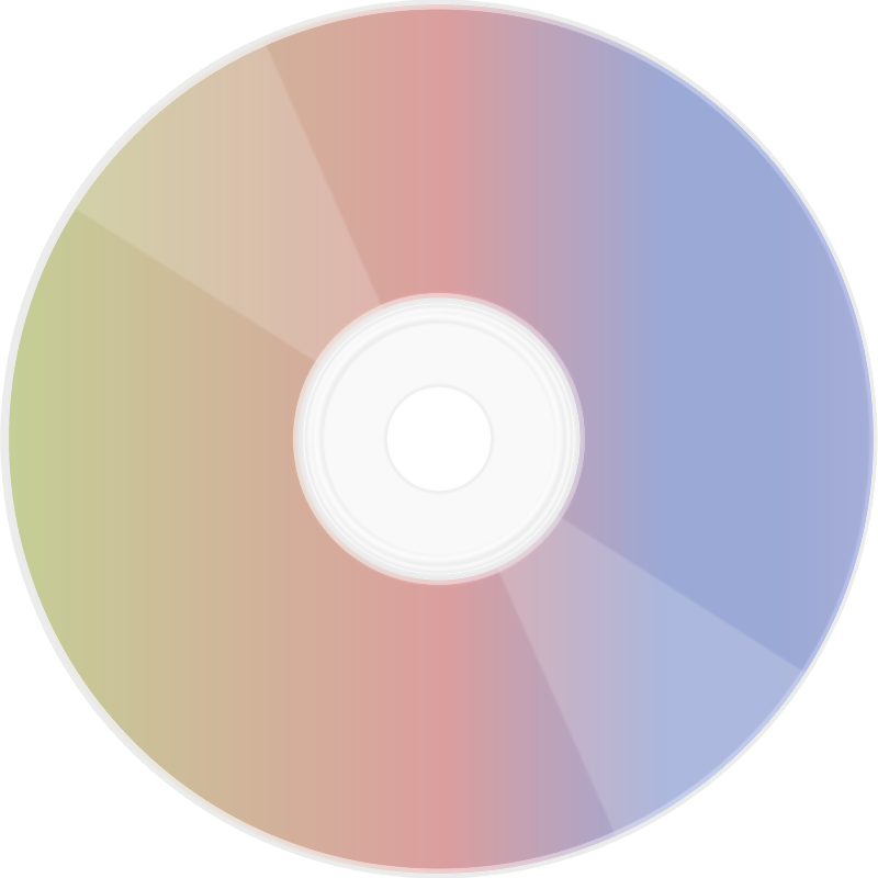 This Graphics Is Rainbow Cd-rom About Color, Dvd, How - Disc Rainbow (800x800), Png Download