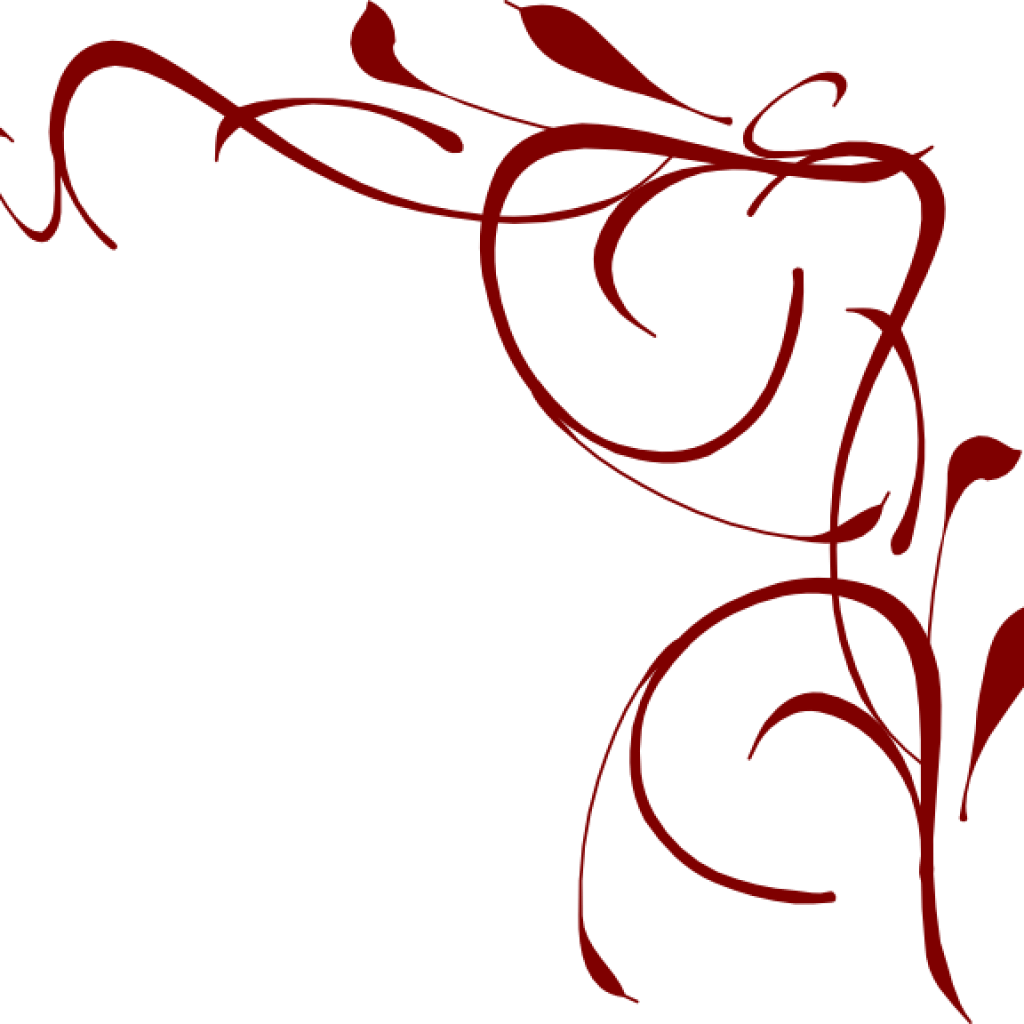 Corner Swirls Corner Swirl Clip Art At Clker Vector - Vine Clip Art (1024x1024), Png Download