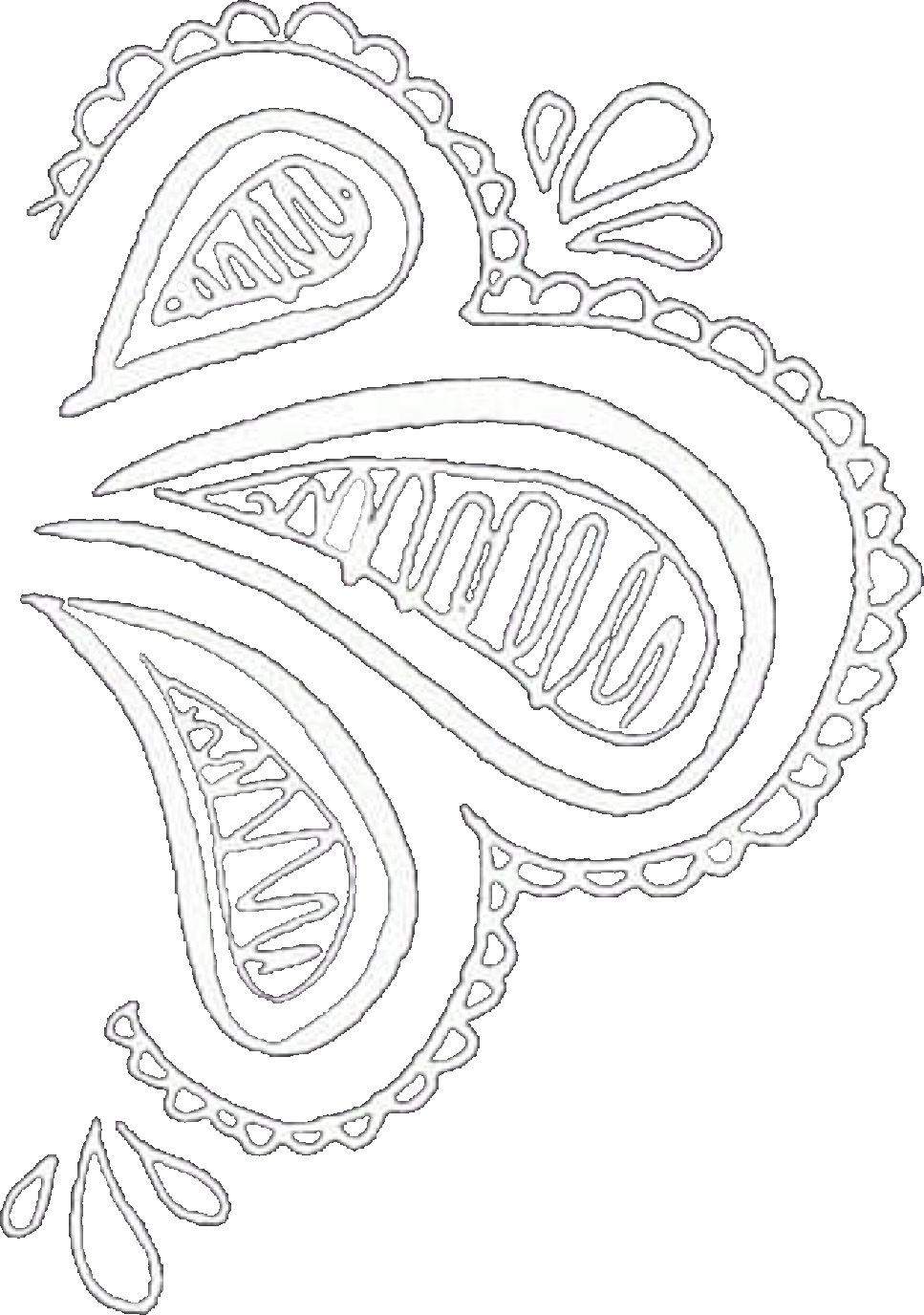 Report Abuse - White Henna Overlay Png (967x1376), Png Download