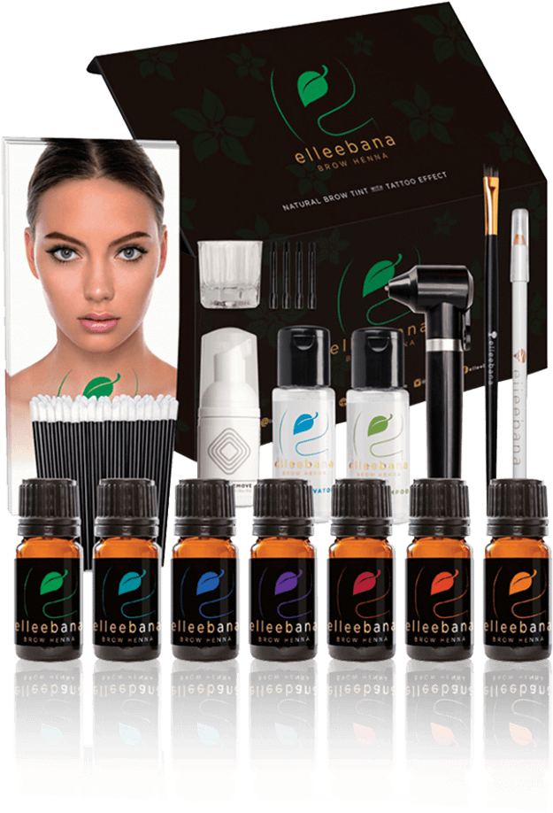 Elleebana Brow Henna Kit (1000x1000), Png Download