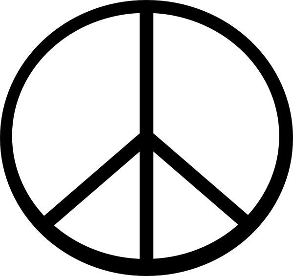 Infinity Symbol Clip Art - Peace Symbol (600x566), Png Download