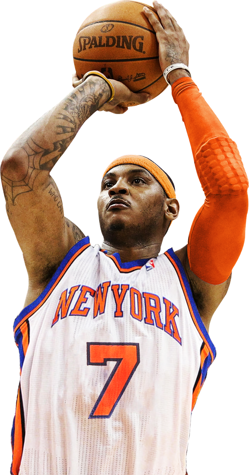 Carmelo Anthony - Carmelo Anthony Knicks Png (839x1600), Png Download