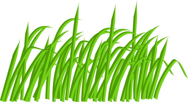 Green Grass Blade Clip Art At Clipart Library - Blades Of Grass Cartoon (600x327), Png Download