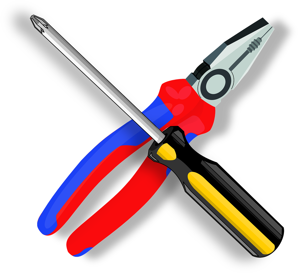 Screwdriver Clipart Hand Tool - Carpentry Tools Clip Art (773x720), Png Download
