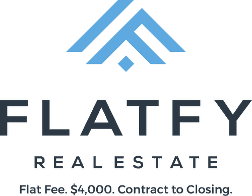 Flatfy Real Estate Logo - Modern Market Logo (500x389), Png Download
