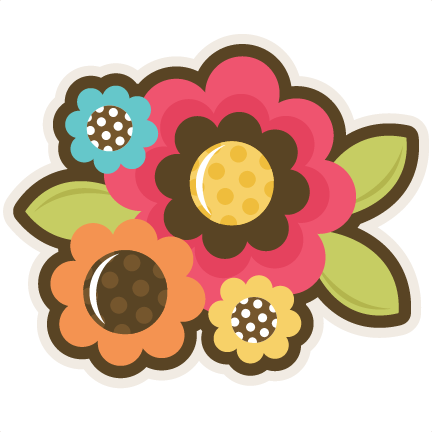 Scrapbook Sticker Png - Scrapbook Flower Design Png (432x432), Png Download