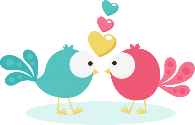 Jpg Transparent In Love Collection Valentines Day Files - Bird Love Png (800x516), Png Download