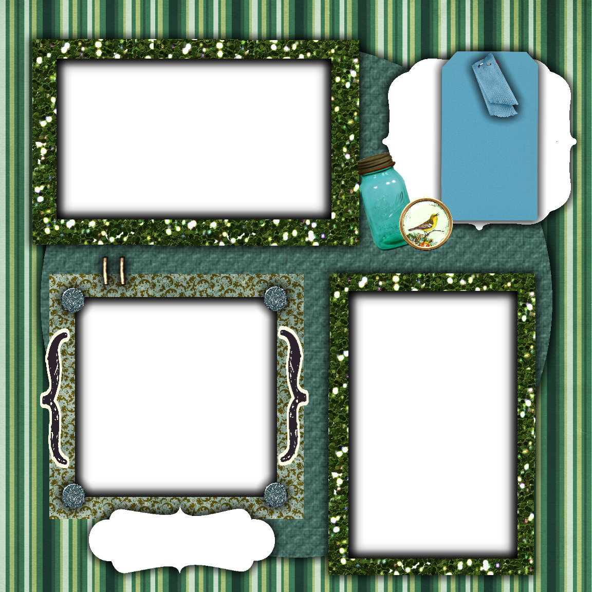 Download File - Scrapbook Templates Free Printable (1152x1152), Png Download