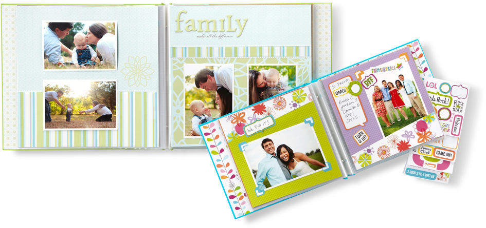 Photo Albums - Scrapbook Albums (980x473), Png Download
