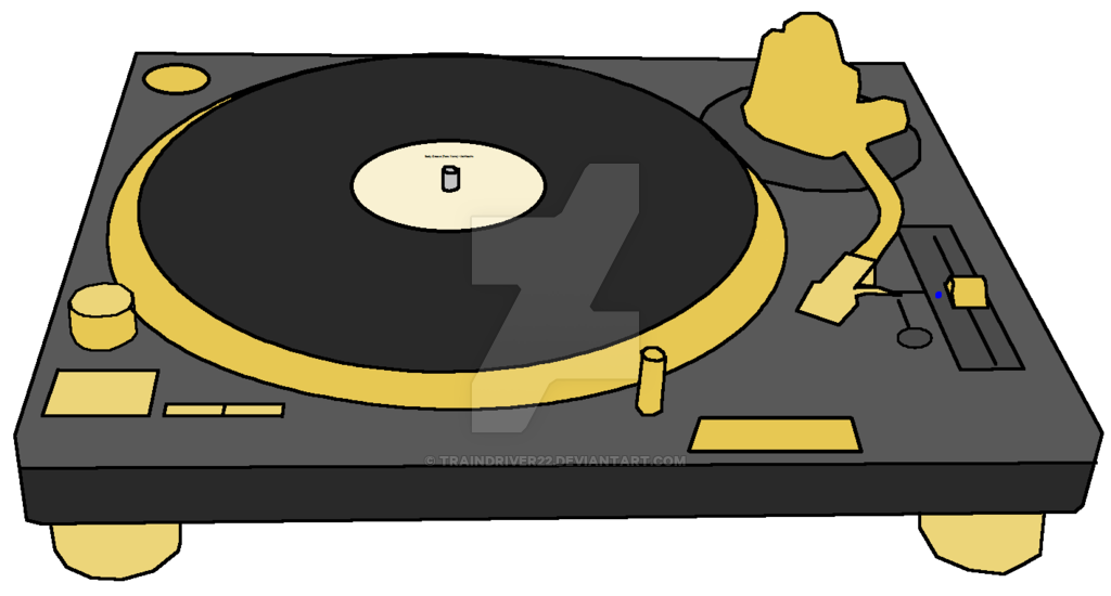 Technics Sl - Technics 1200 Clipart (1024x550), Png Download