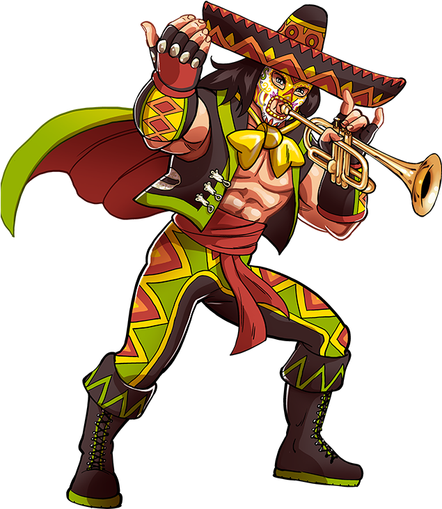 El Mariachi - Urban Rivals El Mariachi (673x913), Png Download