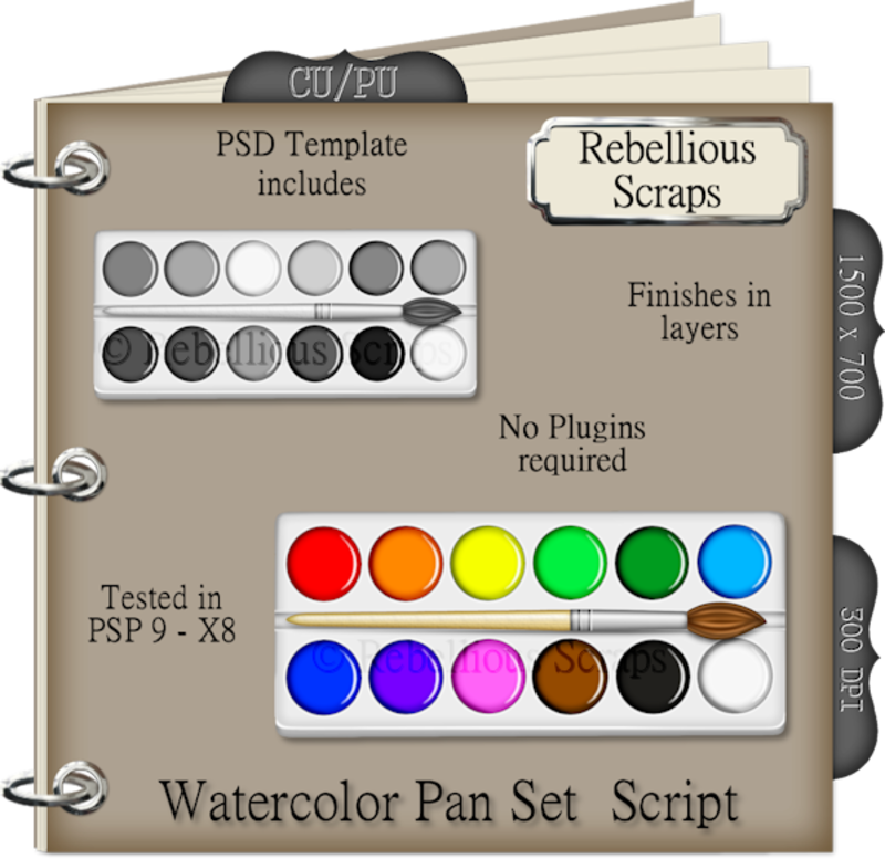 Watercolor Pan Set - Pahu Drum (800x777), Png Download