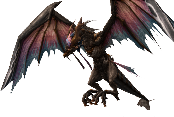 Pteranodon Type0 Psp - Ffvii Lesser Lopros (597x412), Png Download
