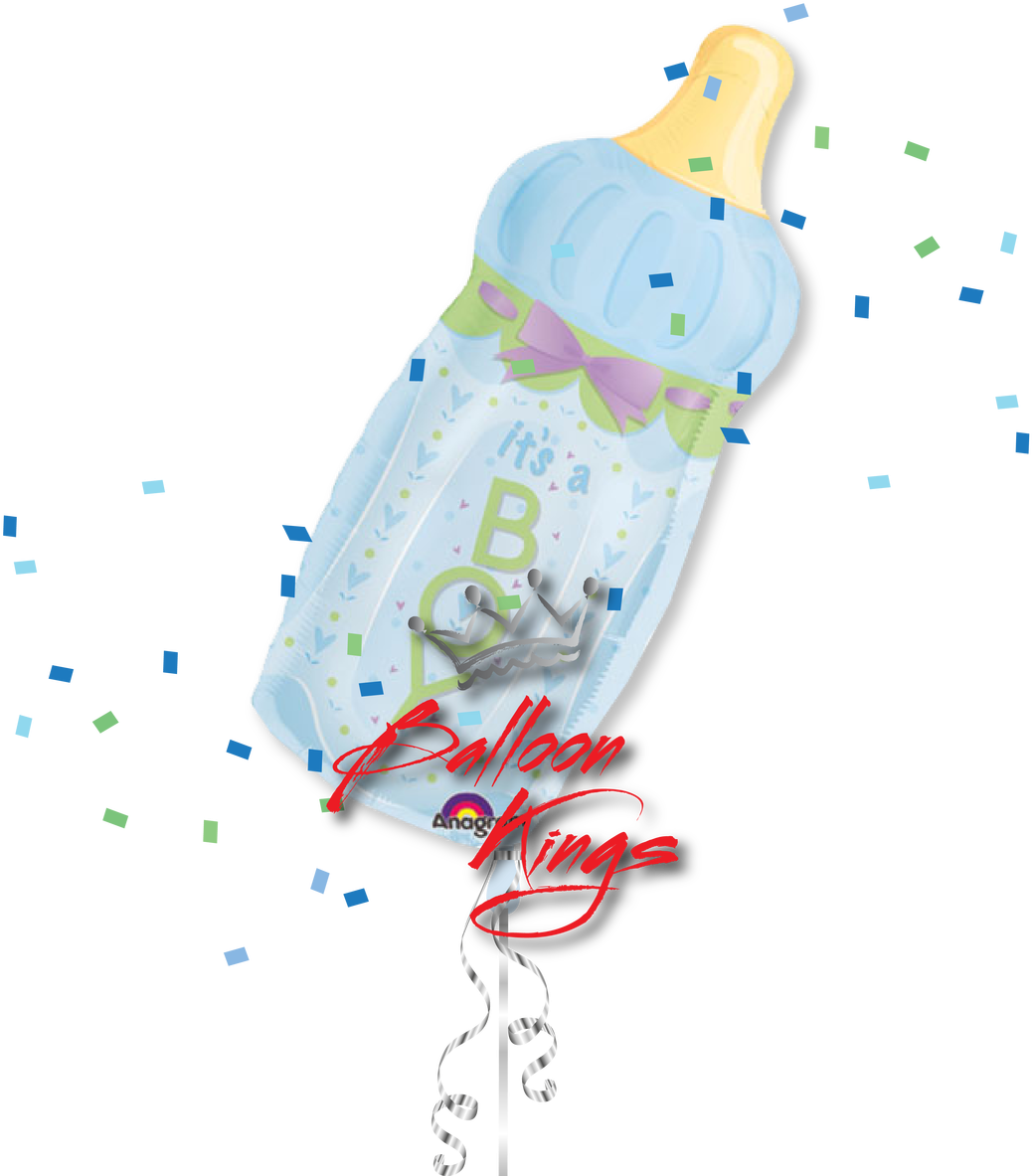 Baby Boy Bottle - Baby Boy (1280x1280), Png Download