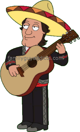 Mariachi Family Guy (290x472), Png Download