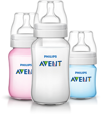 Bottles Classic - Avent (395x387), Png Download