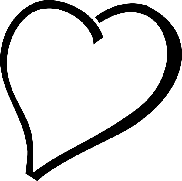 Clip Art Black Heart Free Clipart Images - Heart Vector Black Png (600x596), Png Download