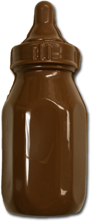 Chocolate Milk Baby Bottle (500x500), Png Download