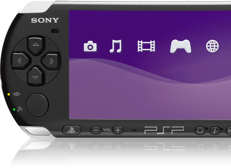 Crack Psp 300 - Sony Psp 3000 - Piano Black (456x332), Png Download