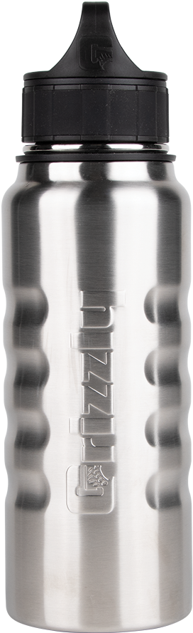 Grizzly Grip 32oz Bottle - Angle (1200x1050), Png Download