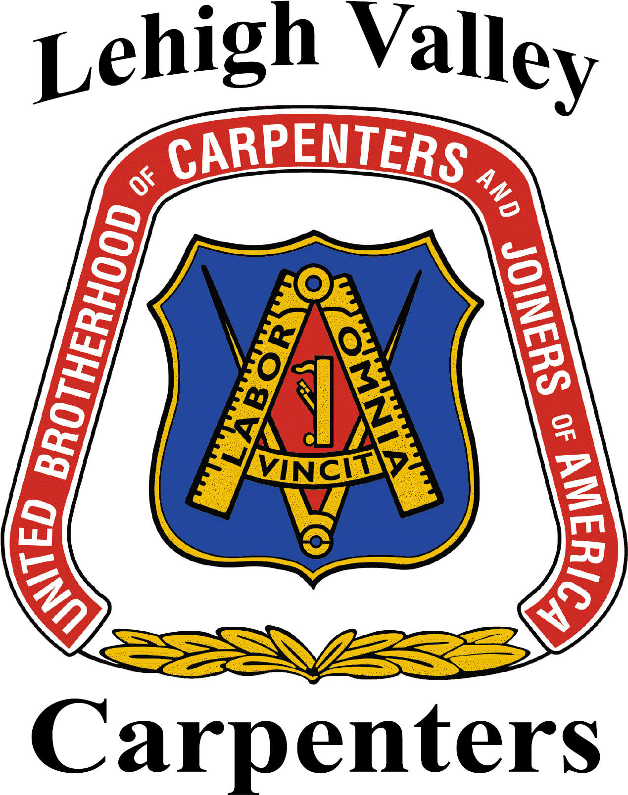Flb Logo Langan Bw Carpenters Logo Color - United Brotherhood Of Carpenters And Joiners Of America (1380x1702), Png Download