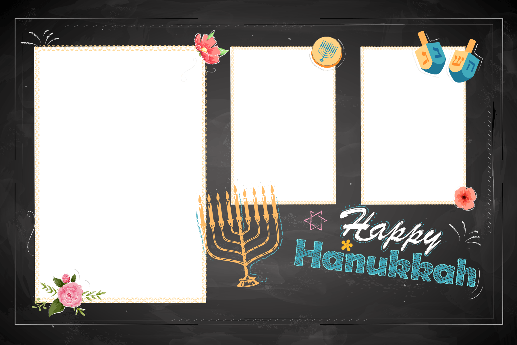 Hanukkah - Portable Network Graphics (1800x1200), Png Download