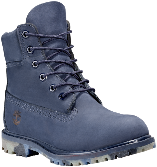 Navy Nubuck Mono With Watercolor Outsole - Timberland Chilmark Blue (600x600), Png Download