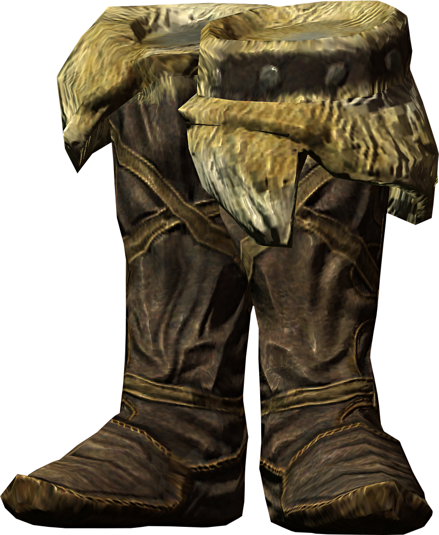 Hide Boots (859x1047), Png Download
