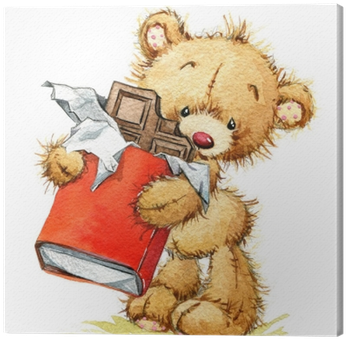 Cute Teddy Bear For Kid Birthday Background - Teddy Bear (400x400), Png Download