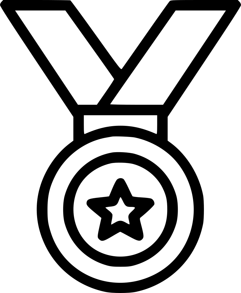 Medal Winner Prize Achievement Champion Honor Comments - Honor Icon Free (806x980), Png Download