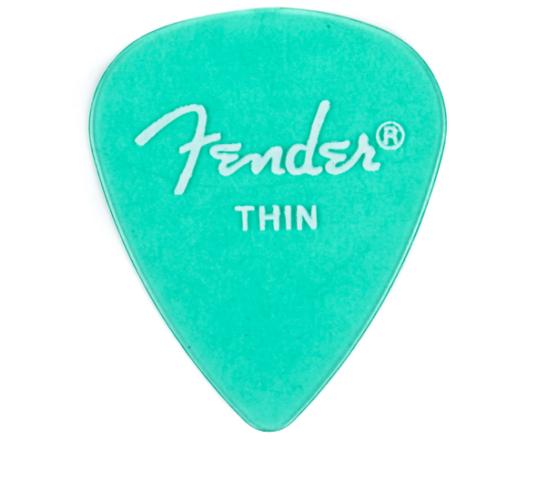 Fender California Clear Guitar Picks Thin, Surf Green - Fender California Clears Picks (600x600), Png Download